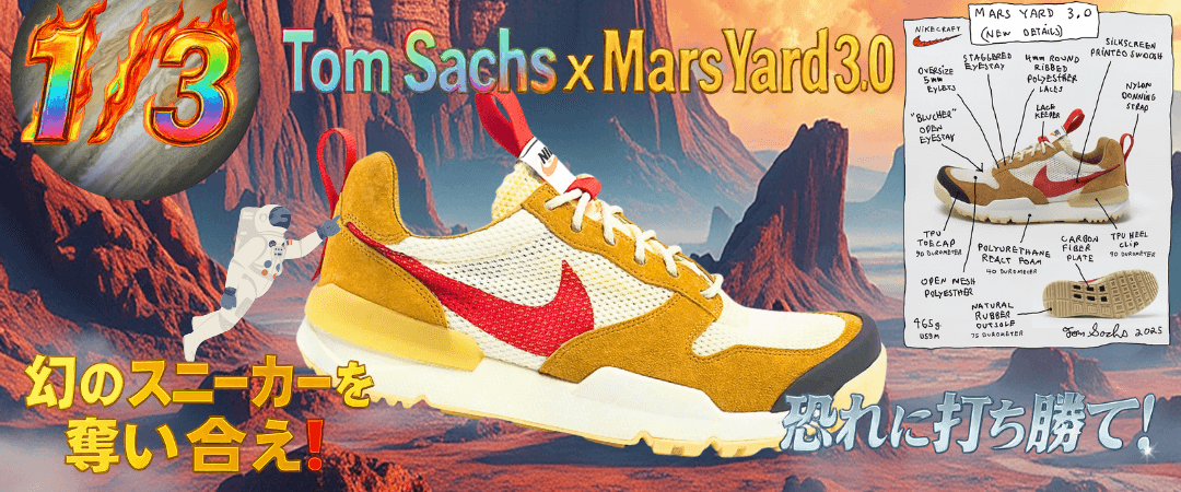 1/3 Tom sachs Nike mars yard 3.0