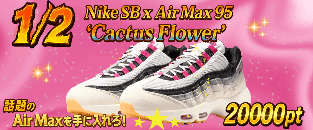 1/2 Nike SB x Air Max 95 'Cactus Flower'